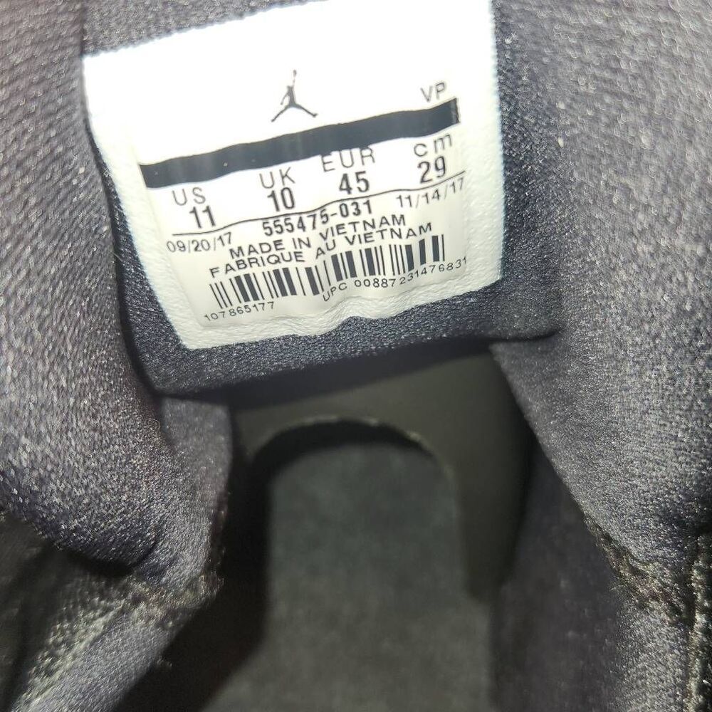 Air Jordan Flight Club 91 Black Metallic Gold Men's Size 11 - Picture 10 of 10